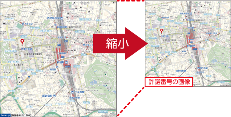 著作権許諾付き地図サービスf Map